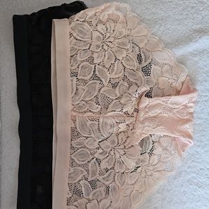 Marilyn Monroe | NWOT Women's Lace Floral Neutral Set of 2 Panties Sz S